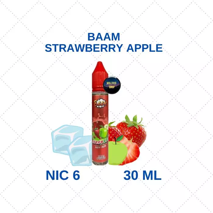 BAAM strawberry apple freebase น้ำยาฟรีเบส