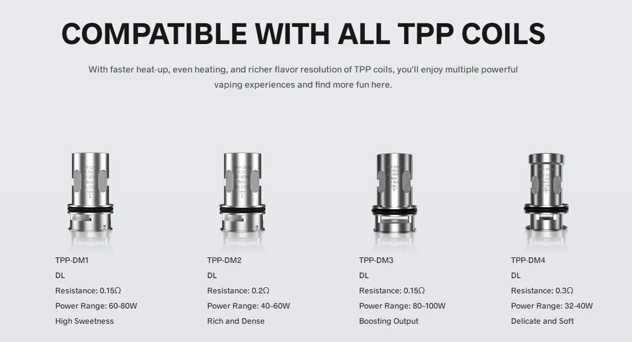 VOOPOO Argus MT Mod Kit TPP Coil