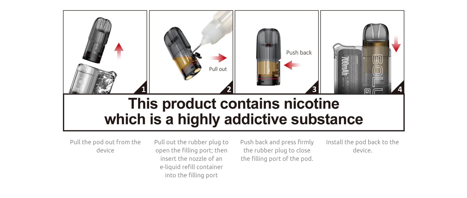 SMOK SOLUS G BOX Filling E Juice SMOK SOLUS G BOX Filling E Juice