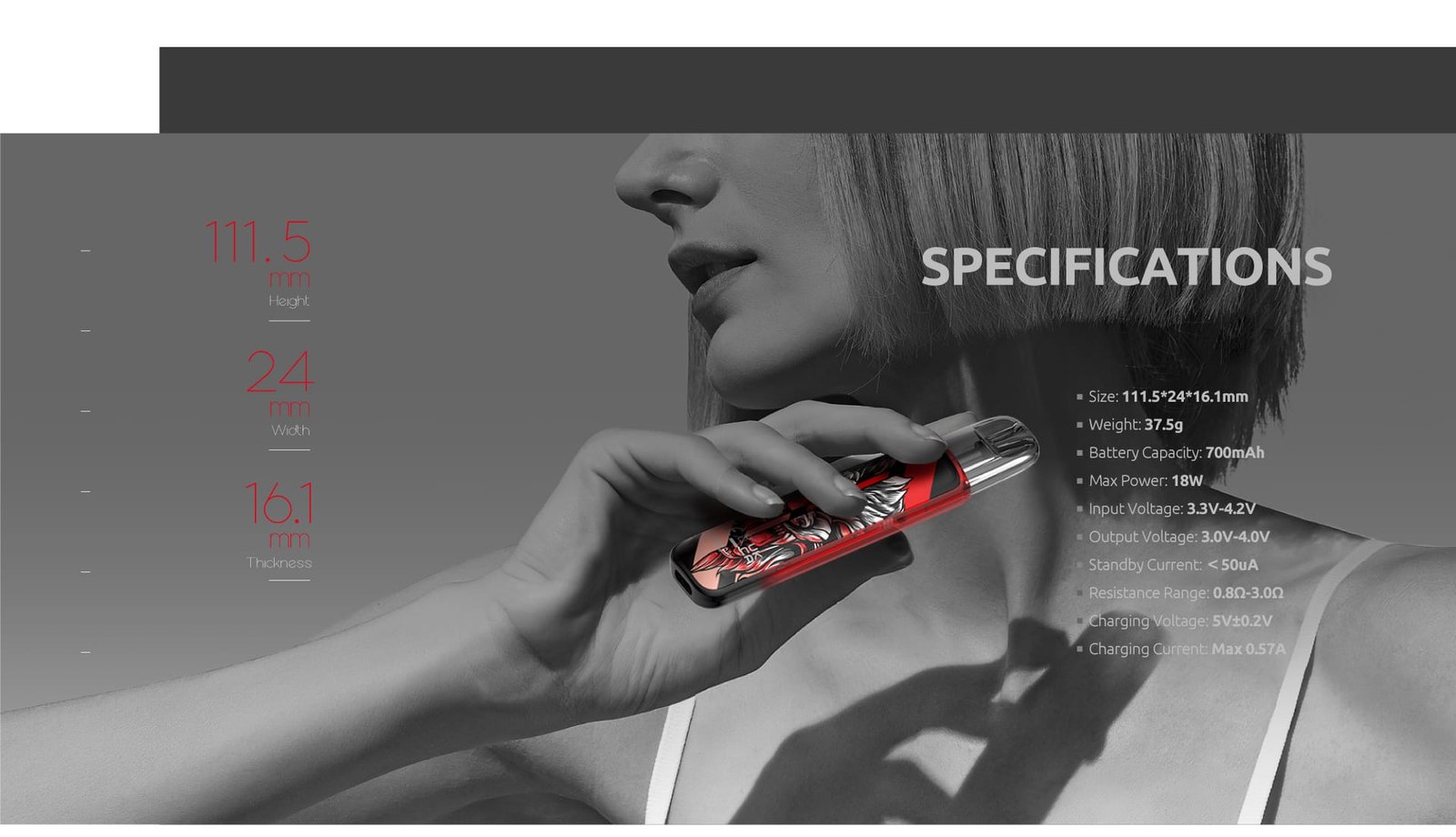 Smok solus g specification