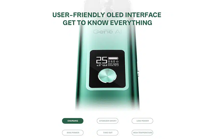 VOOPOO Argus G UI Interface