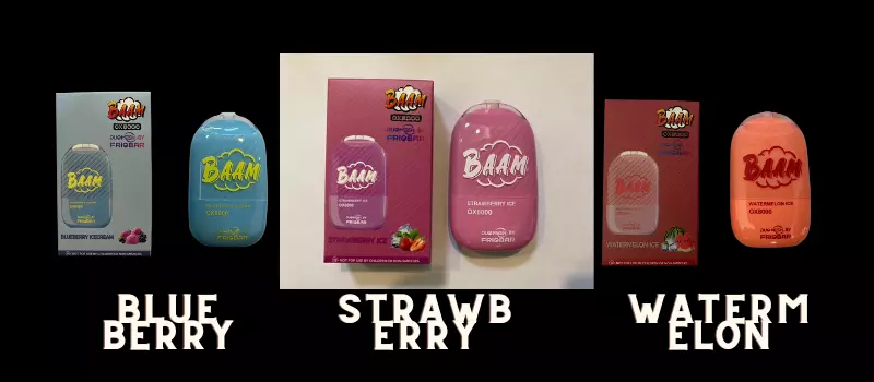 BAAM X Friobar OX 8000 Puffs 3 Flavor BAAM X Friobar OX 8000 puffs 3 flavor