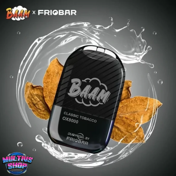 Baam X Friobar OX 8000 Puffs Classic Tobacco ยาสูบ
