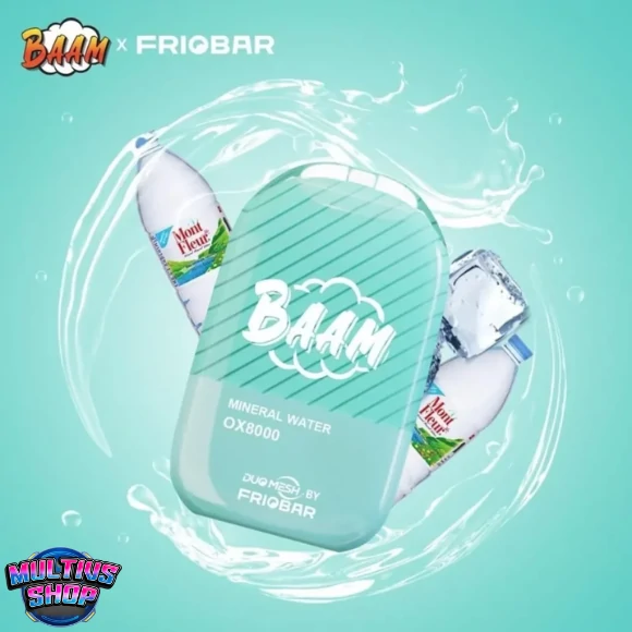 Baam X Friobar OX 8000 Puffs Mineral Water น้ำแร่