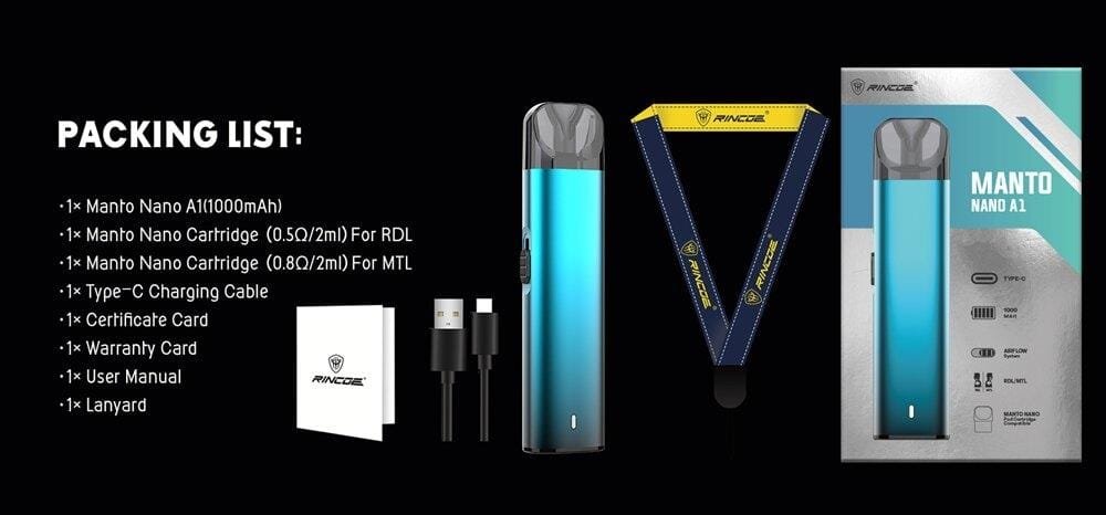 Rincoe Manto Nano A1 อุปกรณ์ rincoe manto nano A1 อุปกรณ์