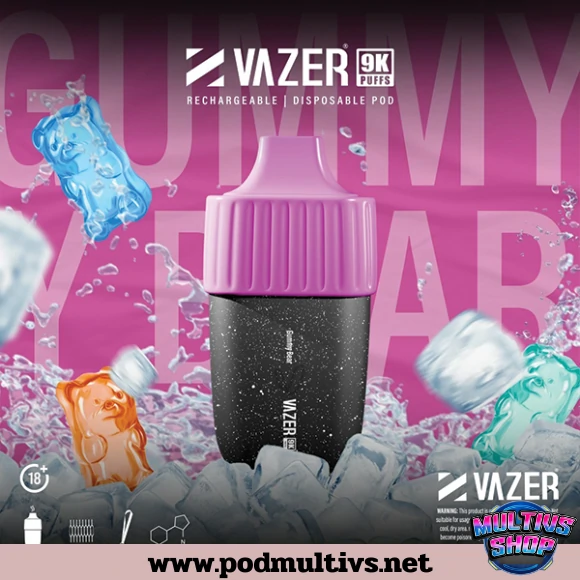 Vazer 9000 Puffs Gummy Bear กัมมีแบร์ Vazer 9000 Puffs Gummy Bear กัมมีแบร์
