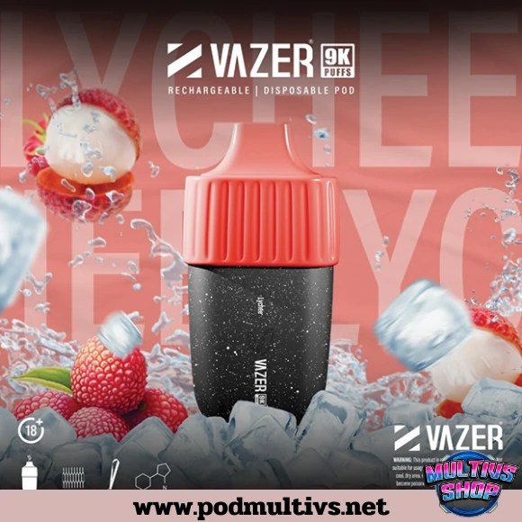 Vazer 9000 Puffs Lychee ลิ้นจี่ Vazer 9000 Puffs Lychee ลิ้นจี่