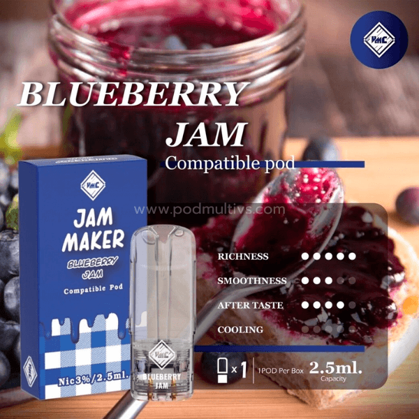 หัวพอต VMC Juice 2.5 กลิ่นแยมบลูเบอร์รี่
