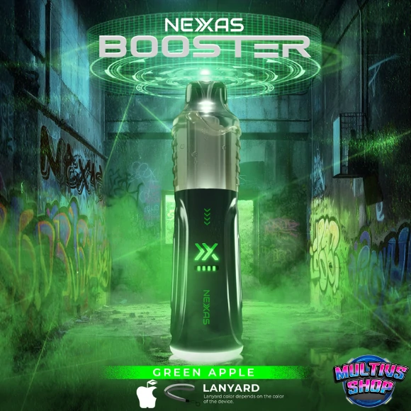 Nexas Booster 16000 Puffs Green Apple Nic50