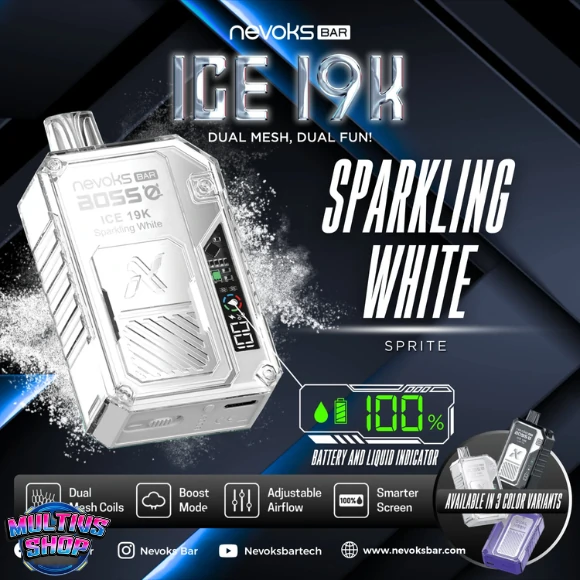 Nevoks Bar Ice 19000 Puffs 19k White