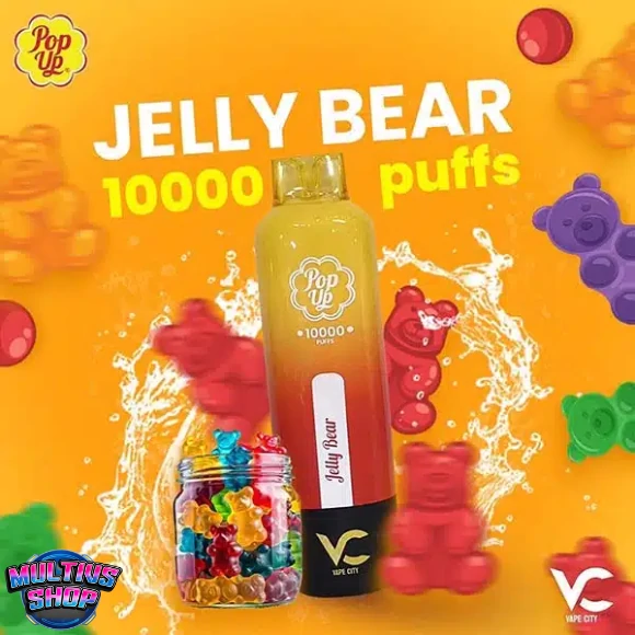 Pop Up Vc 10000 Puffs Jelly bear ลูกอมหมี
