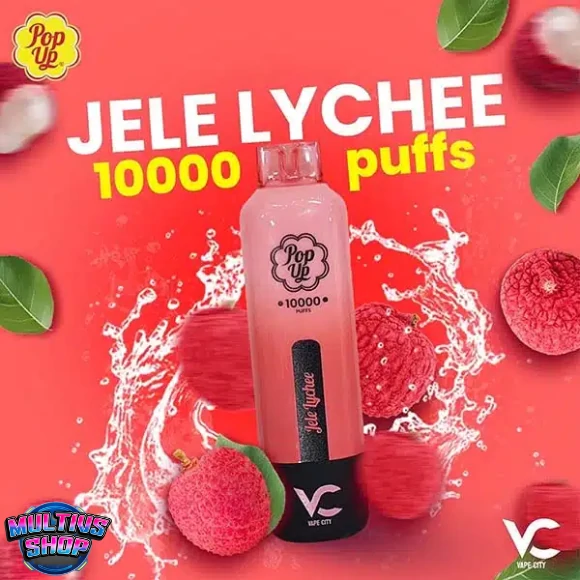 Pop Up Vc 10000 Puffs Jele Lychee ลิ้นจี่