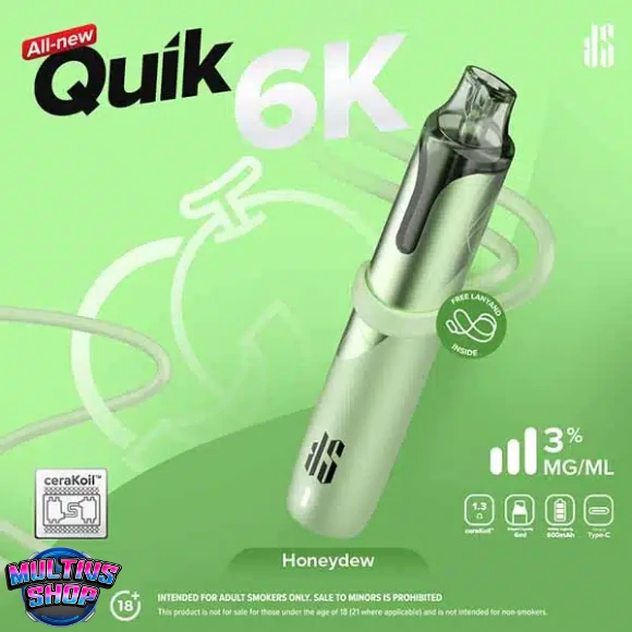 Ks Quik 6000 Puffs Honeydew กลิ่นเมล่อน