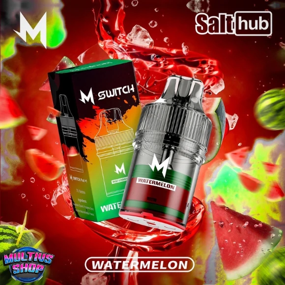 หัวพอต M Switch 15000 Puffs Watermelon กลิ่นแตงโม