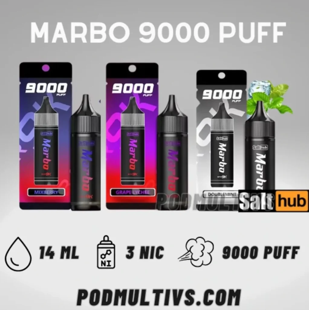 พอตใช้แล้วทิ้ง Marbo 9000 Puffs