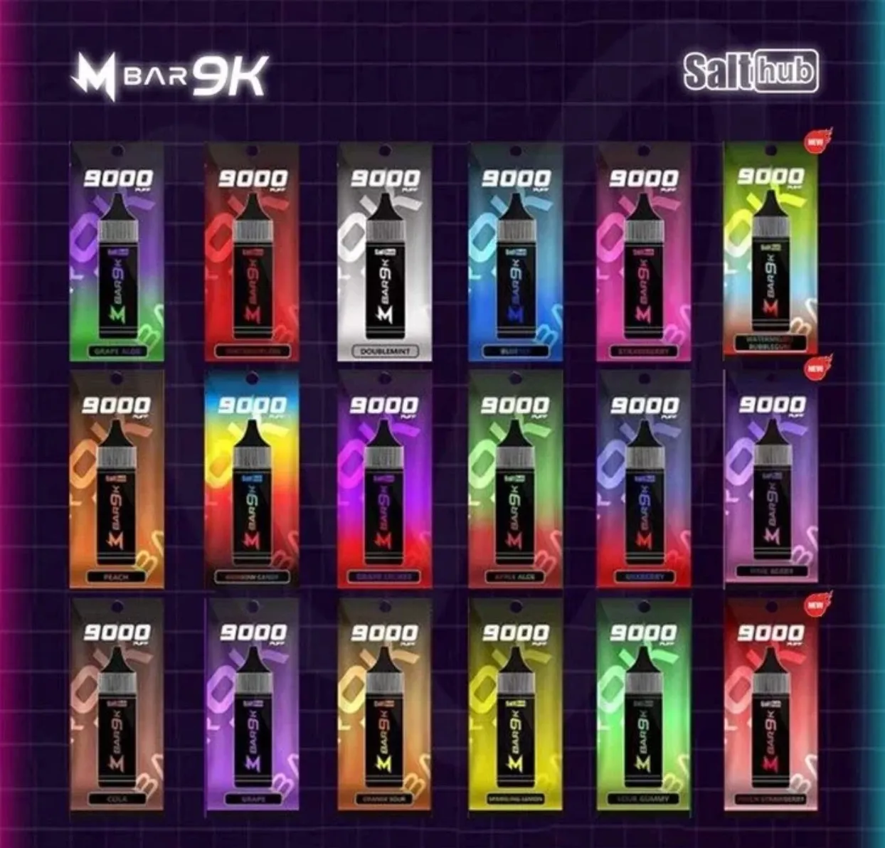พอตใช้แล้วทิ้ง M Bar 9K