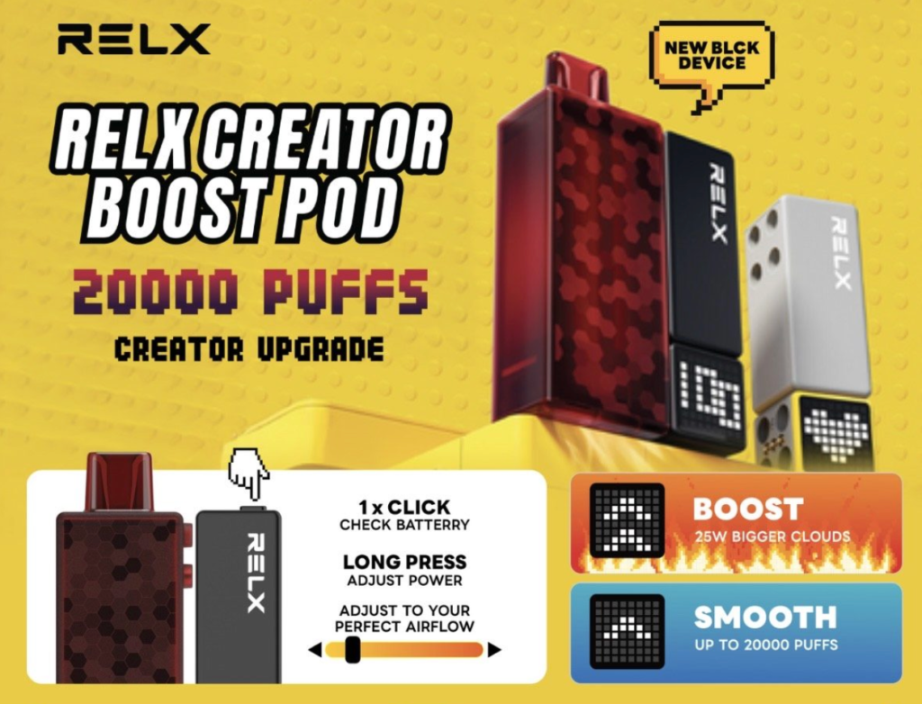Relx Creator 20K ใช้งานได้นานแค่ไหน