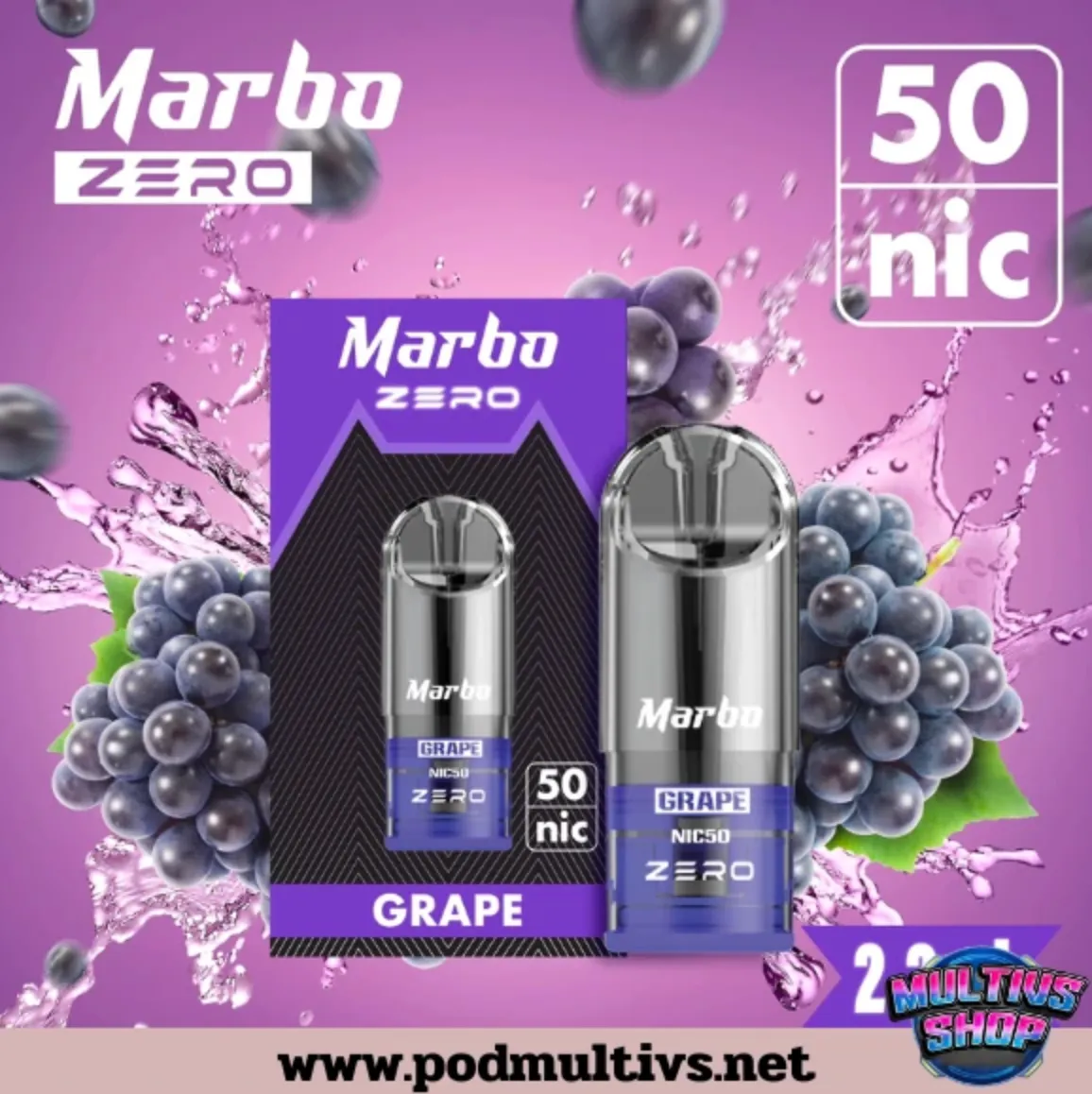 หัวพอต Marbo Zero กลิ่นองุ่น