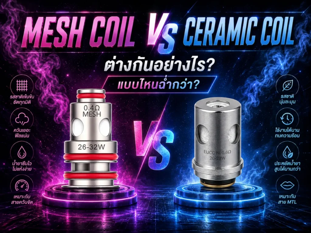 meshcoil vs ceramiccoil